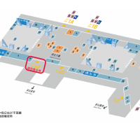 高鐵台中烏日站2F平面圖